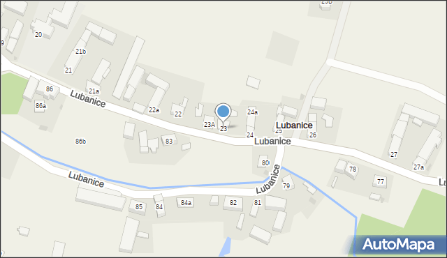 Lubanice, Lubanice, 23, mapa Lubanice