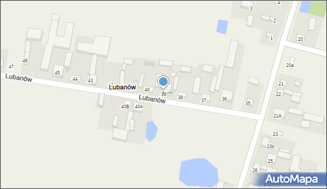 Lubanów, Lubanów, 39, mapa Lubanów