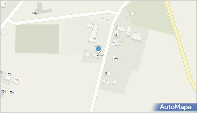 Lubanowo, Lubanowo, 51, mapa Lubanowo