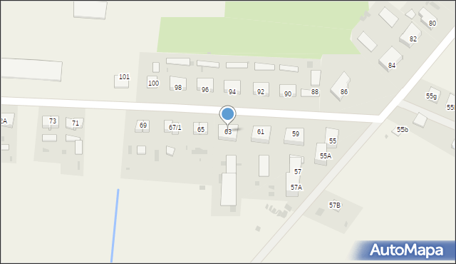 Lubanowo, Lubanowo, 63, mapa Lubanowo