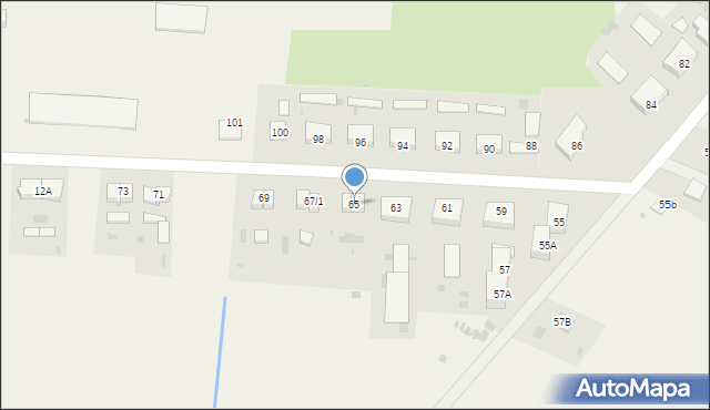 Lubanowo, Lubanowo, 65, mapa Lubanowo