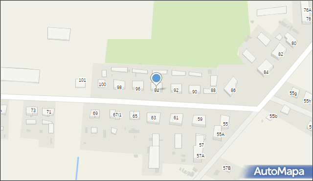 Lubanowo, Lubanowo, 94, mapa Lubanowo