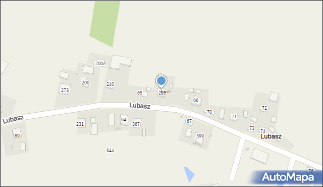 Lubasz, Lubasz, 295, mapa Lubasz