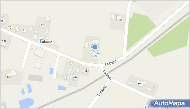 Lubasz, Lubasz, 334, mapa Lubasz