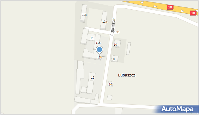 Lubaszcz, Lubaszcz, 11b, mapa Lubaszcz