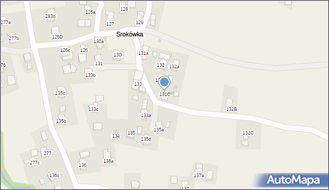 Lubatowa, Lubatowa, 131C, mapa Lubatowa