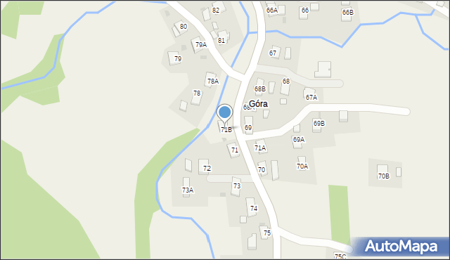 Lubatówka, Lubatówka, 71B, mapa Lubatówka