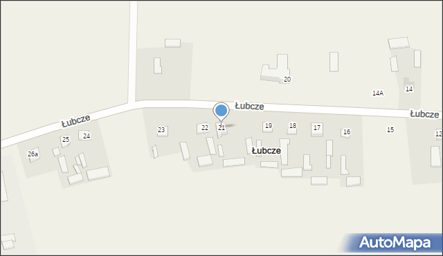 Łubcze, Łubcze, 21, mapa Łubcze