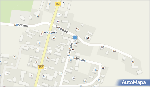 Lubczyna, Lubczyna, 33a, mapa Lubczyna