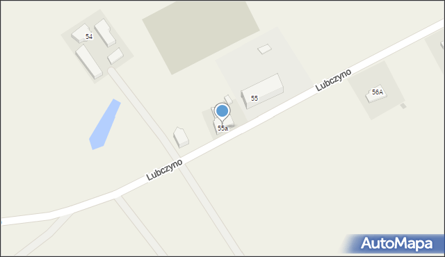 Lubczyno, Lubczyno, 55a, mapa Lubczyno