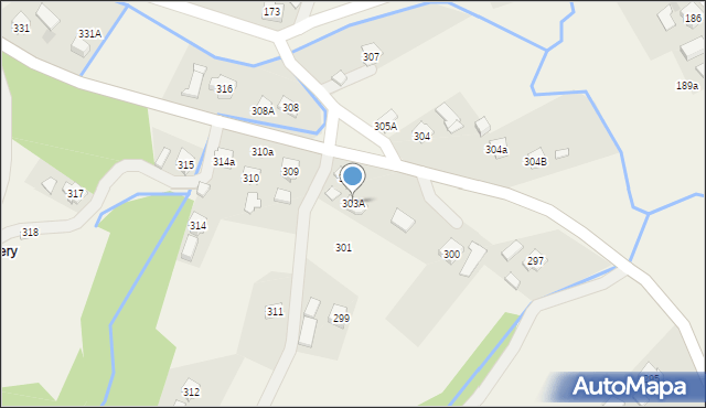 Lubenia, Lubenia, 303A, mapa Lubenia