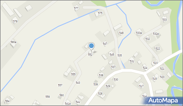 Lubenia, Lubenia, 552H, mapa Lubenia