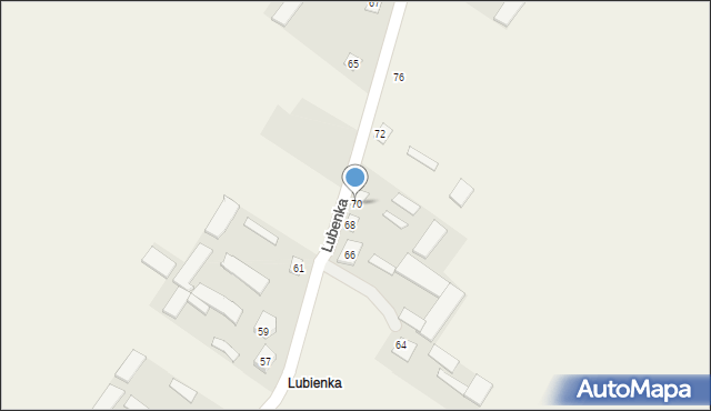 Lubenka, Lubenka, 70, mapa Lubenka