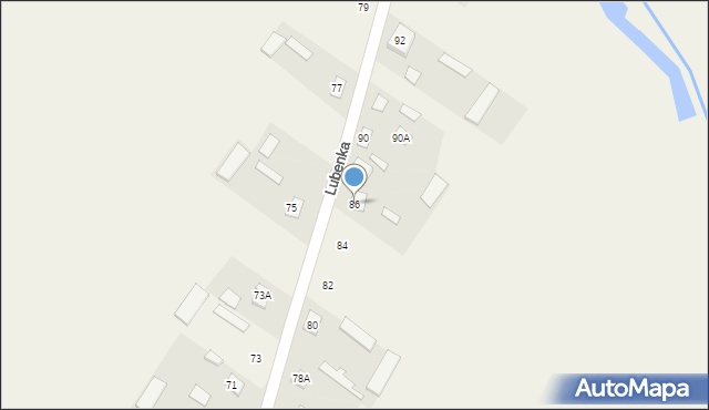 Lubenka, Lubenka, 86, mapa Lubenka