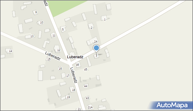 Luberadz, Luberadz, 3, mapa Luberadz