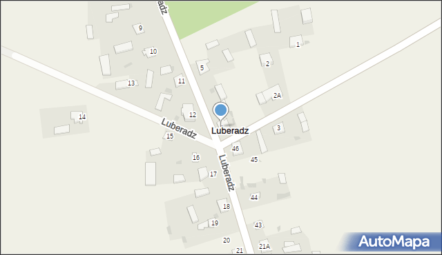Luberadz, Luberadz, 4, mapa Luberadz