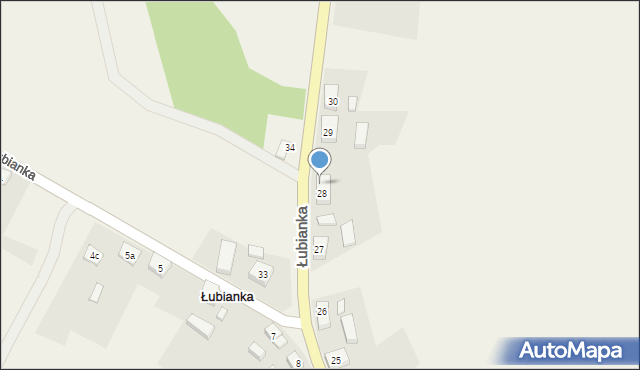 Łubianka, Łubianka, 28A, mapa Łubianka