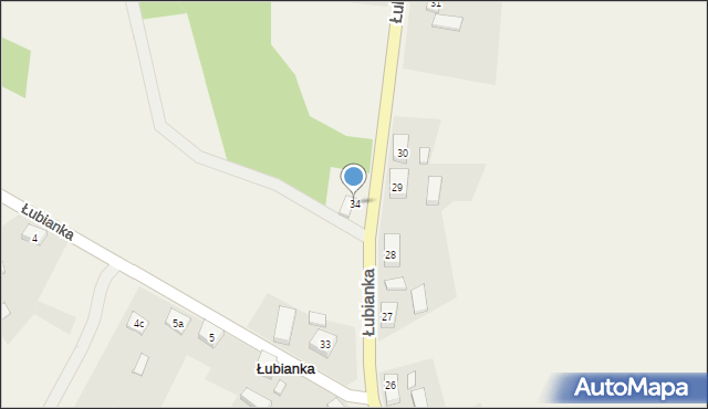 Łubianka, Łubianka, 34, mapa Łubianka