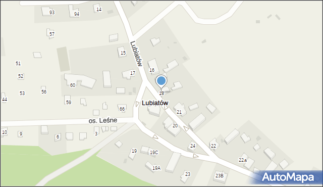 Lubiatów, Lubiatów, 18, mapa Lubiatów