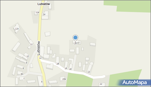 Lubiatów, Lubiatów, 20, mapa Lubiatów