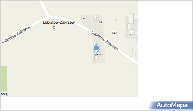 Lubiatów, Lubiatów, 65, mapa Lubiatów