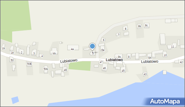 Lubiatowo, Lubiatowo, 5, mapa Lubiatowo