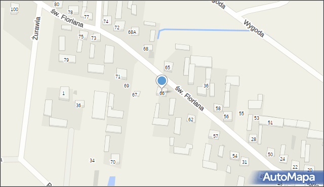 Lubice, Lubice, 66, mapa Lubice