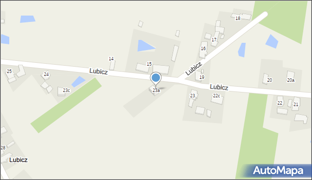 Lubicz, Lubicz, 23a, mapa Lubicz