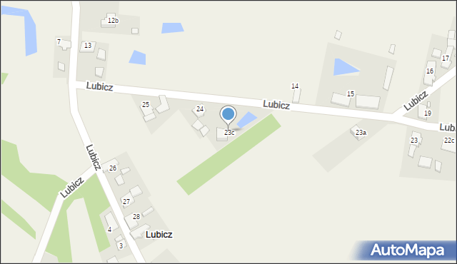 Lubicz, Lubicz, 23c, mapa Lubicz