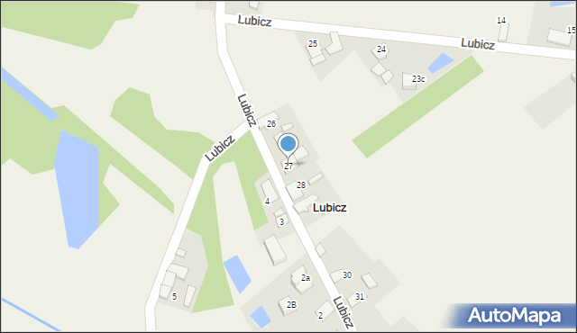 Lubicz, Lubicz, 27, mapa Lubicz