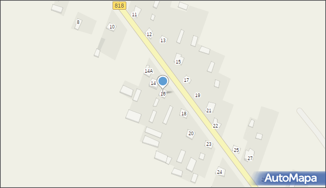 Lubiczyn, Lubiczyn, 16, mapa Lubiczyn