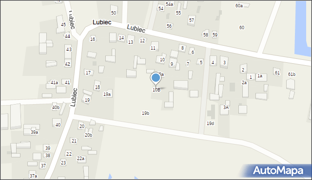Lubiec, Lubiec, 10B, mapa Lubiec