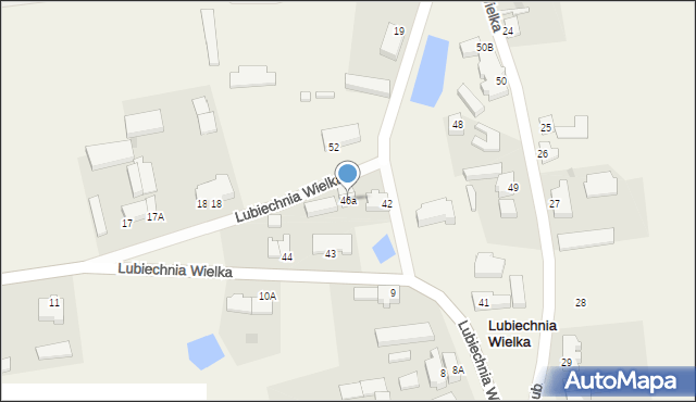 Lubiechnia Wielka, Lubiechnia Wielka, 46a, mapa Lubiechnia Wielka