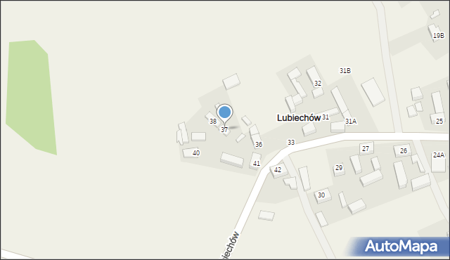 Lubiechów, Lubiechów, 37, mapa Lubiechów