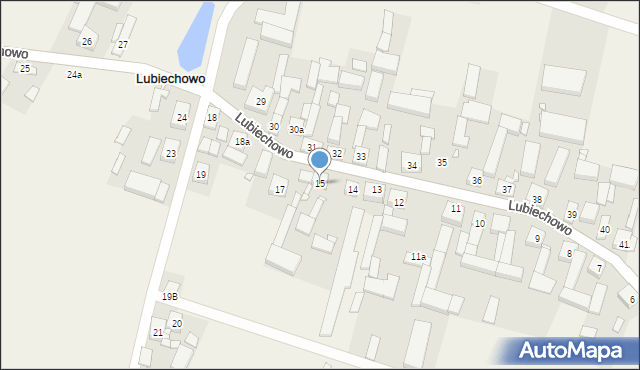 Lubiechowo, Lubiechowo, 15, mapa Lubiechowo