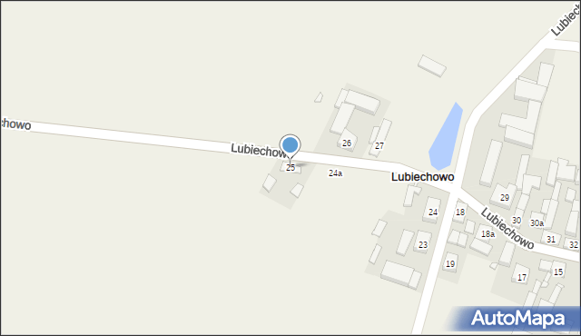 Lubiechowo, Lubiechowo, 25, mapa Lubiechowo