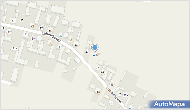 Lubiechowo, Lubiechowo, 42a, mapa Lubiechowo