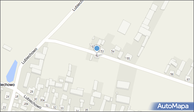 Lubiechowo, Lubiechowo, 51, mapa Lubiechowo