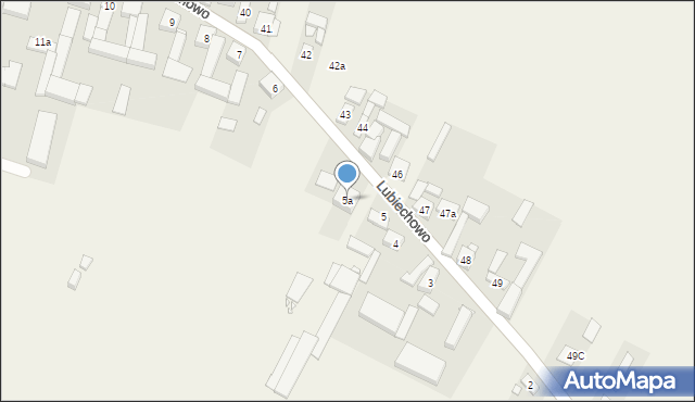 Lubiechowo, Lubiechowo, 5a, mapa Lubiechowo