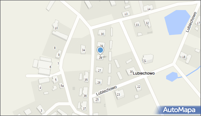 Lubiechowo, Lubiechowo, 28, mapa Lubiechowo