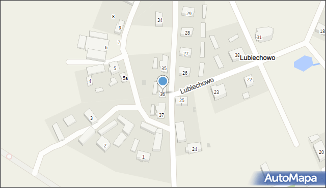 Lubiechowo, Lubiechowo, 36, mapa Lubiechowo