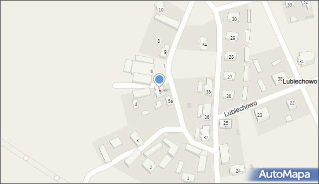 Lubiechowo, Lubiechowo, 5, mapa Lubiechowo