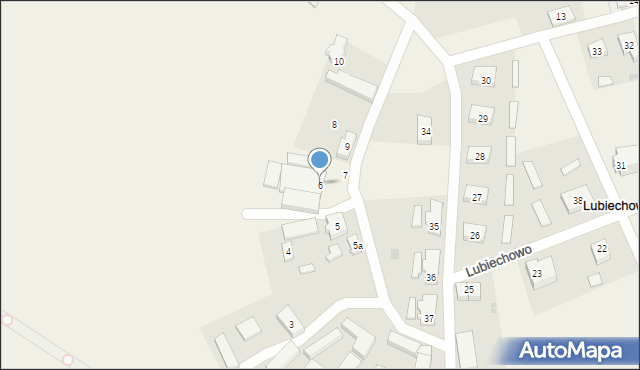 Lubiechowo, Lubiechowo, 6, mapa Lubiechowo
