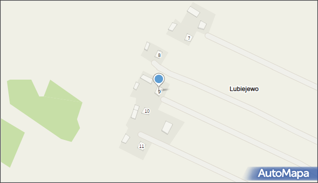 Lubiejewo, Lubiejewo, 9, mapa Lubiejewo