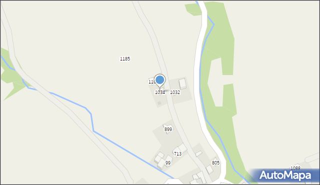 Lubień, Lubień, 1034, mapa Lubień