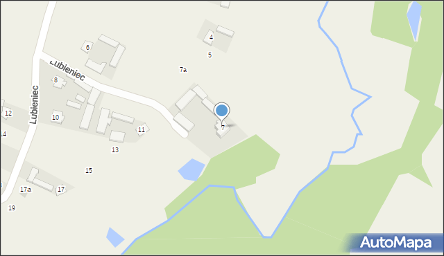 Lubieniec, Lubieniec, 7, mapa Lubieniec