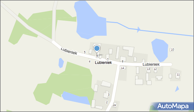 Lubieniek, Lubieniek, 6, mapa Lubieniek