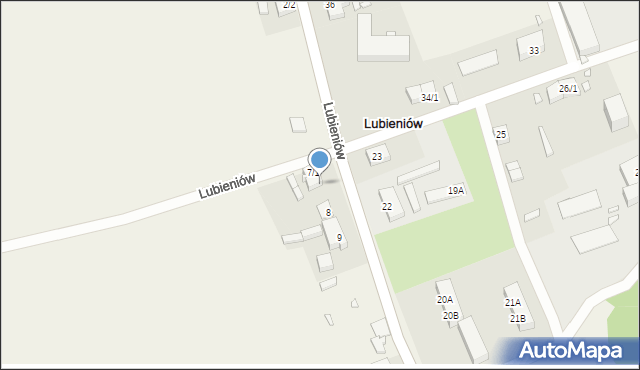 Lubieniów, Lubieniów, 7/2, mapa Lubieniów