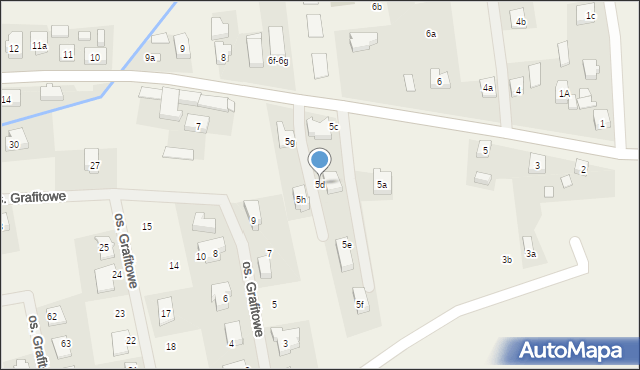 Lubieszów, Lubieszów, 5d, mapa Lubieszów