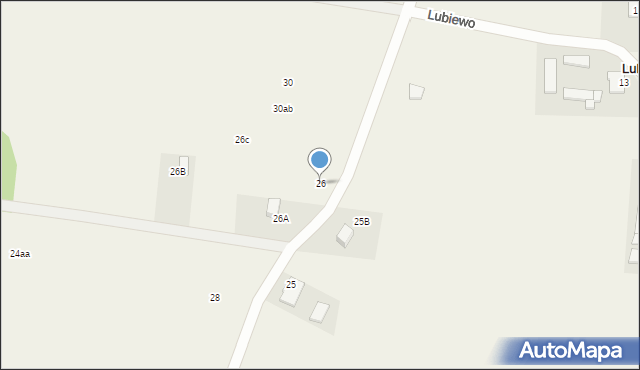 Lubiewo, Lubiewo, 26, mapa Lubiewo